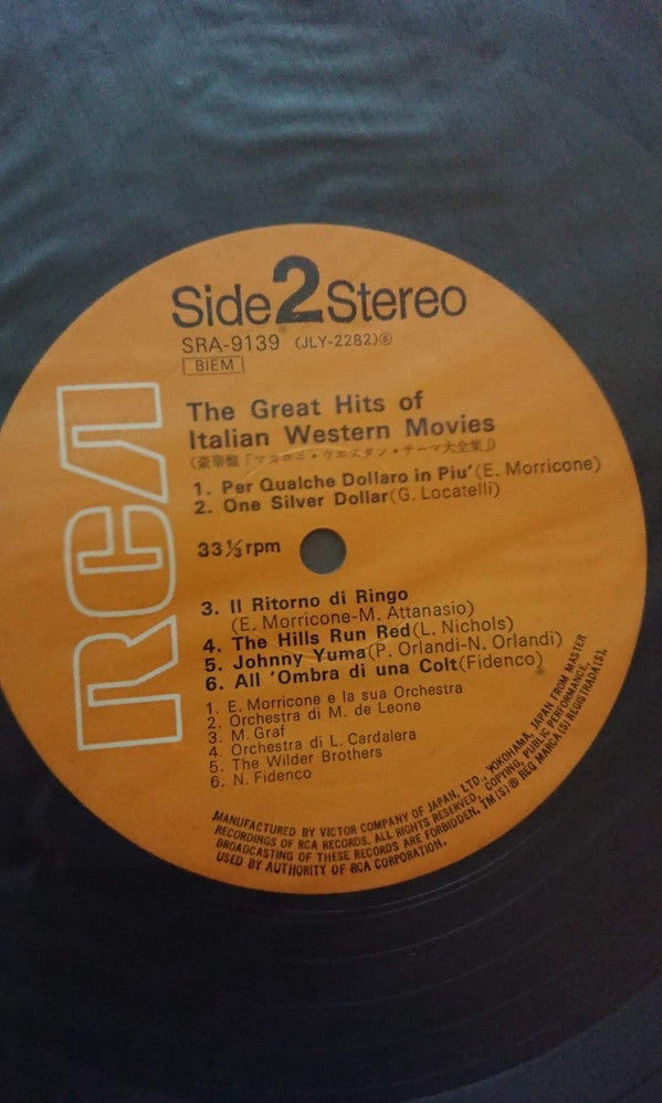 The Great Hits Of Italian Western Movies