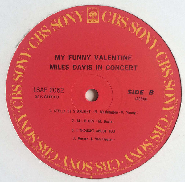 My Funny Valentine - Miles Davis In Concert