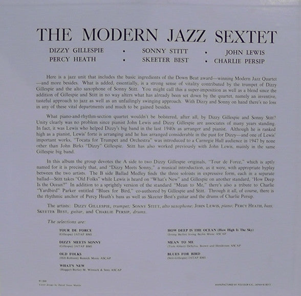 The Modern Jazz Sextet