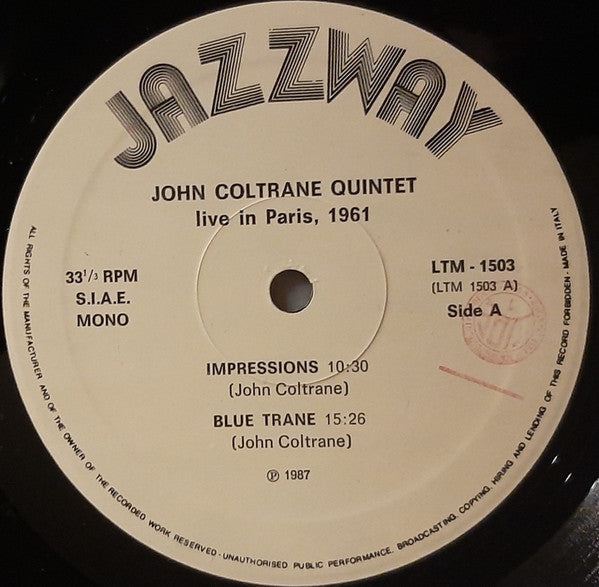 Live In Paris 1961