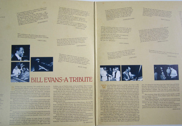 Bill Evans ~ A Tribute
