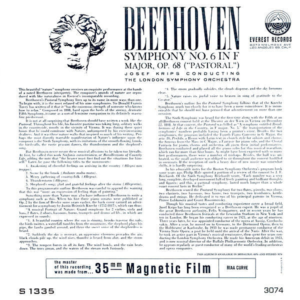 Symphony No. 6 In F Major Op. 68 ("Pastoral")