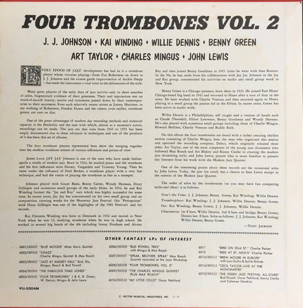 Four Trombones, Volume 2
