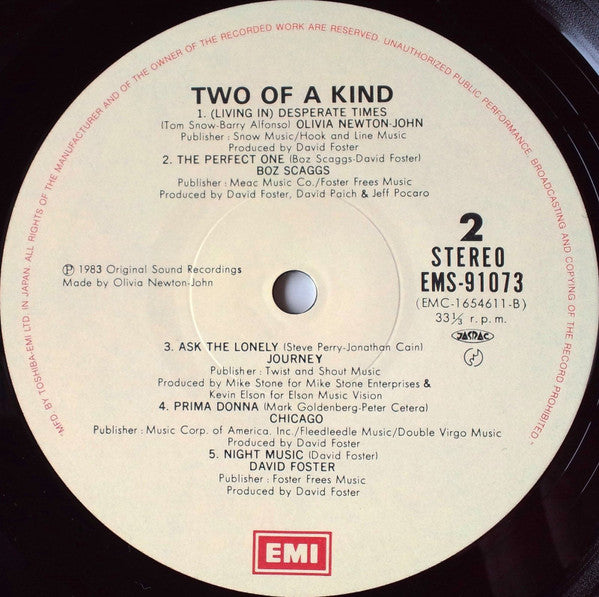 Two Of A Kind - Music From The Original Motion Picture Soundtrack