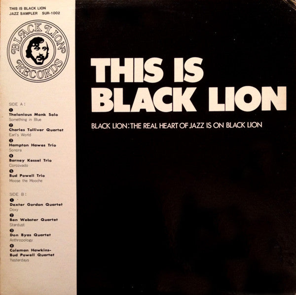 This Is Black Lion - Black Lion: The Real Heart Of Jazz Is On Black Lion