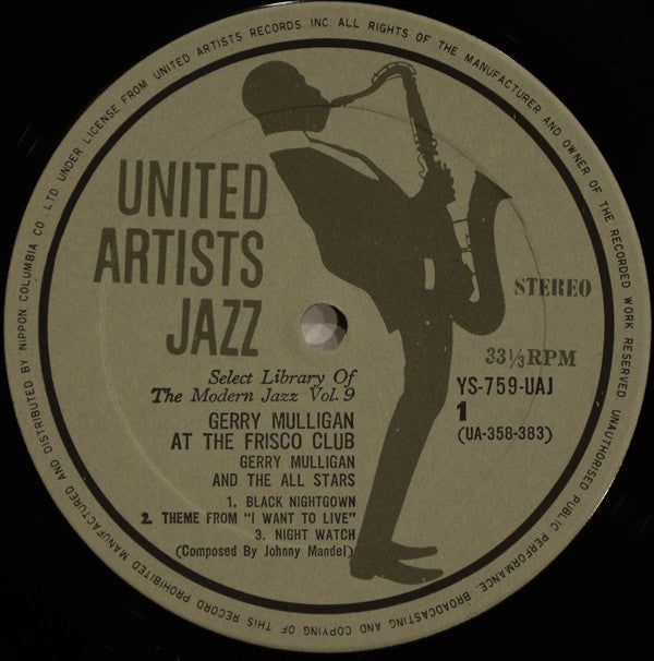 Gerry Mulligan At The Frisco Club