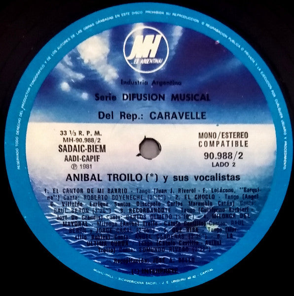 Aníbal Troilo Y Sus Vocalistas