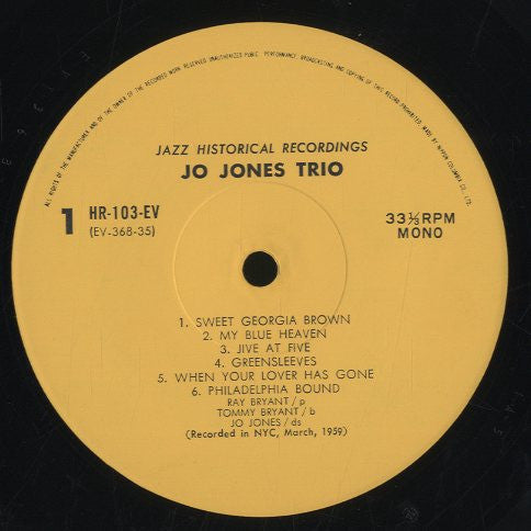 Jo Jones Trio
