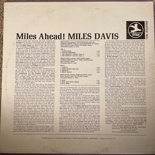 Miles Ahead!