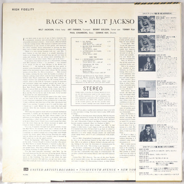 Bags' Opus