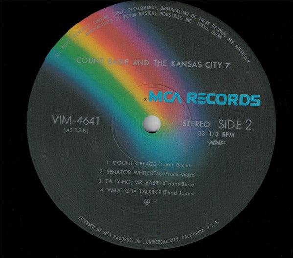 Count Basie And The Kansas City 7