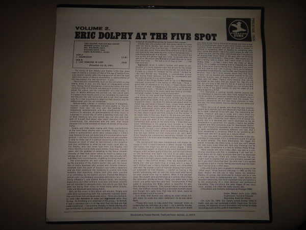 At The Five Spot Volume 2