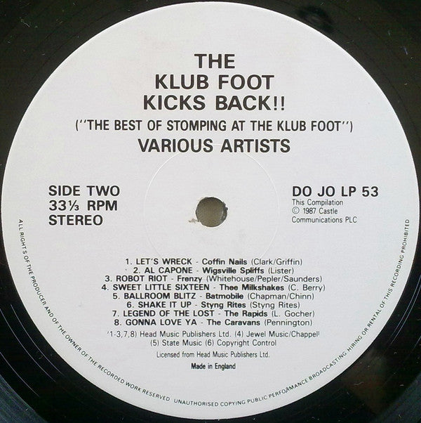 The Klub Foot Kicks Back