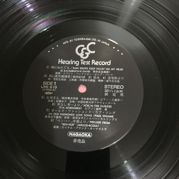 Check & Change Hearing Test Record