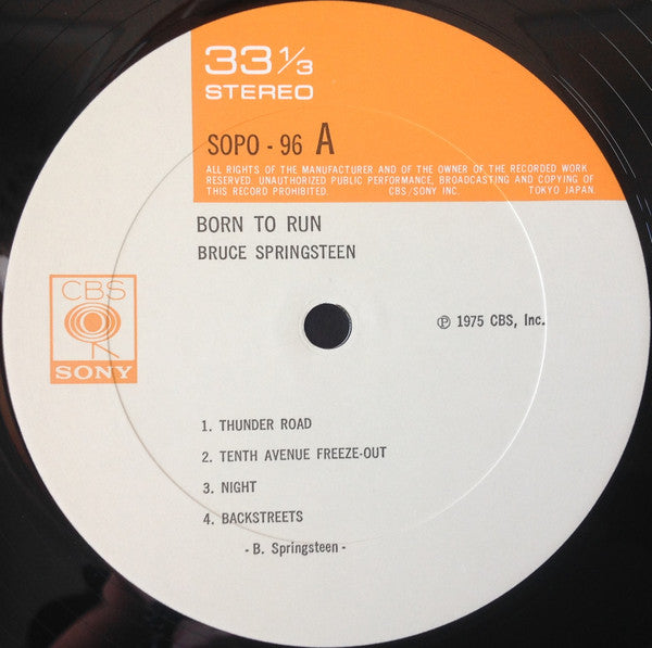 Born To Run = 明日なき暴走