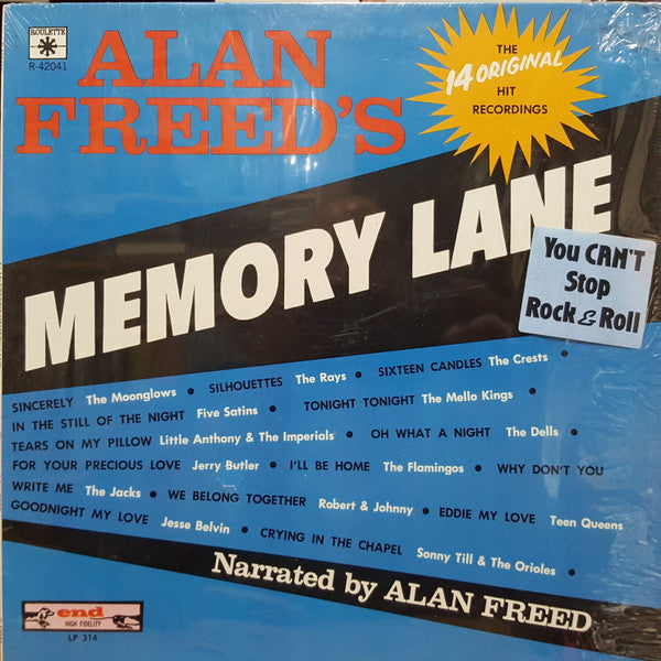 Alan Freed's Memory Lane