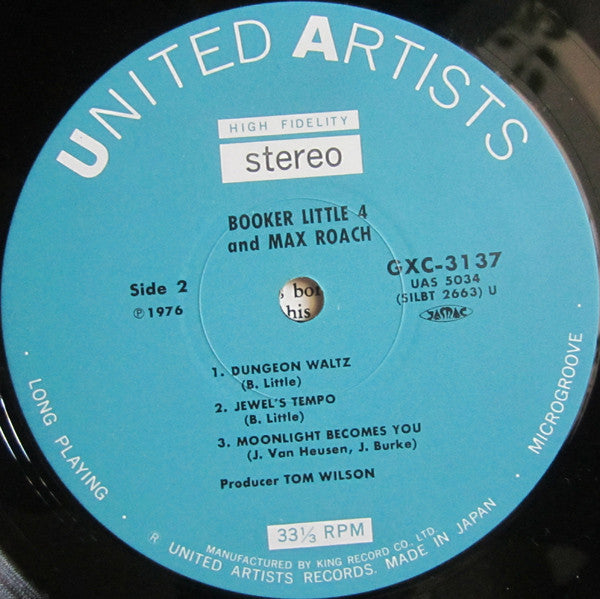 Booker Little 4 & Max Roach