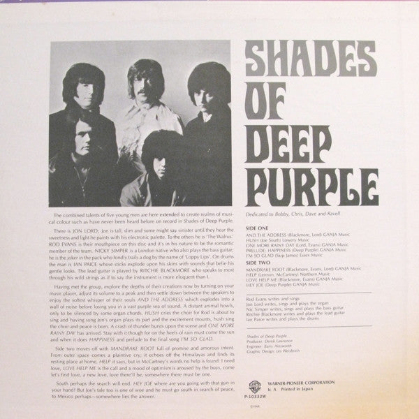 Shades Of Deep Purple