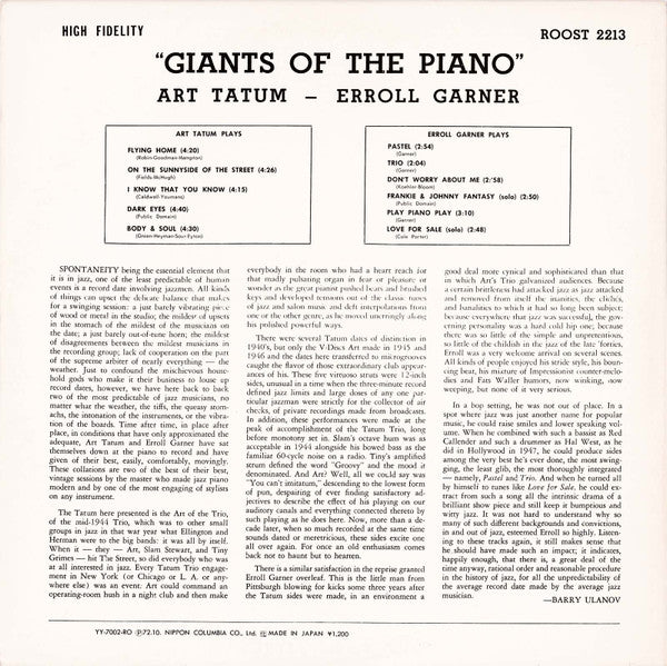 Giants Of The Piano