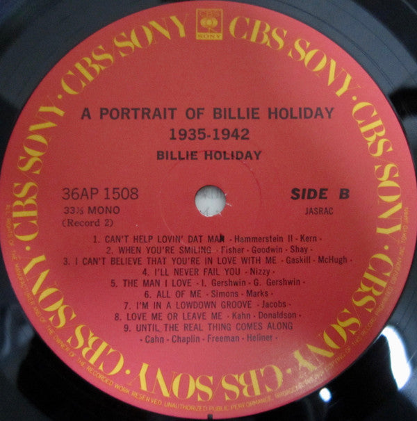 A Portrait Of Billie Holiday 1935~1942