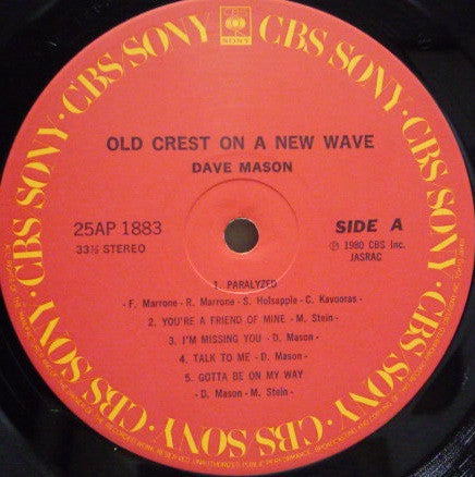 Old Crest On A New Wave