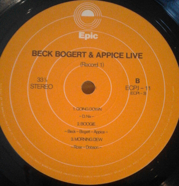 Beck, Bogert & Appice Live