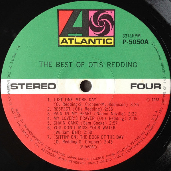 The Best Of Otis Redding = ベスト・オブ・オーティス・レディング