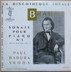 Johannes Brahms - Sonate Pour Piano N°3 (Vinyl, LP, 10