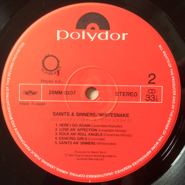 Saints & Sinners