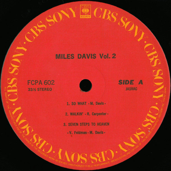 Miles Davis Vol. 2
