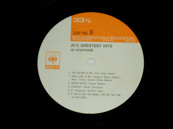 Jo's Greatest Hits