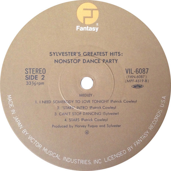 Sylvester's Greatest Hits: Nonstop Dance Party