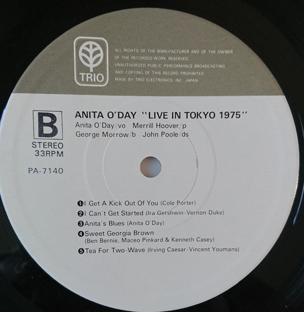 Live In Tokyo, 1975