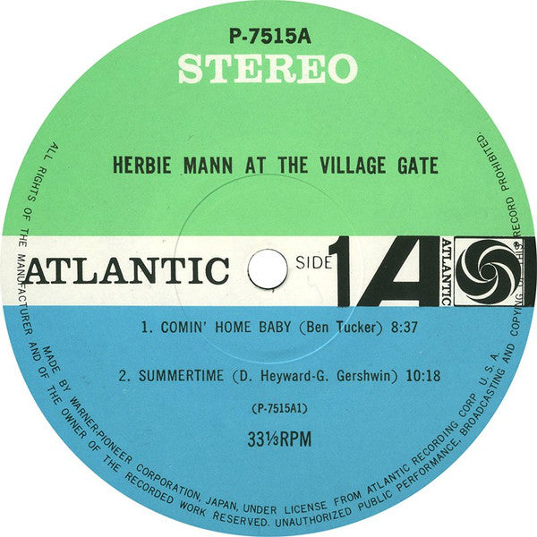 Herbie Mann At The Village Gate