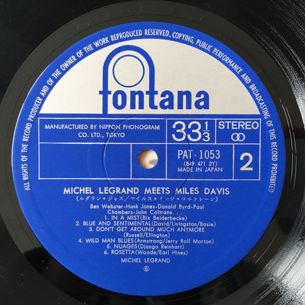 Michel Legrand Meets Miles Davis