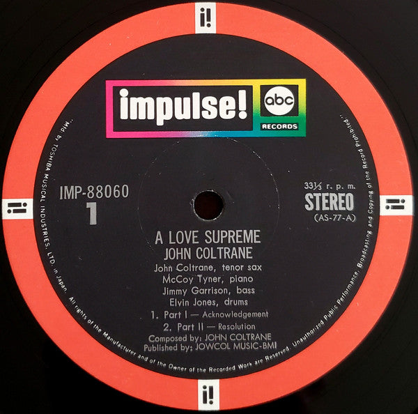 A Love Supreme = 至上の愛