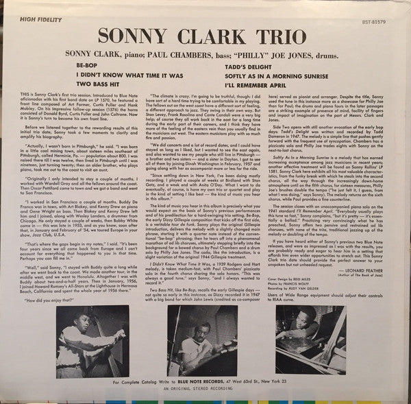 Sonny Clark Trio