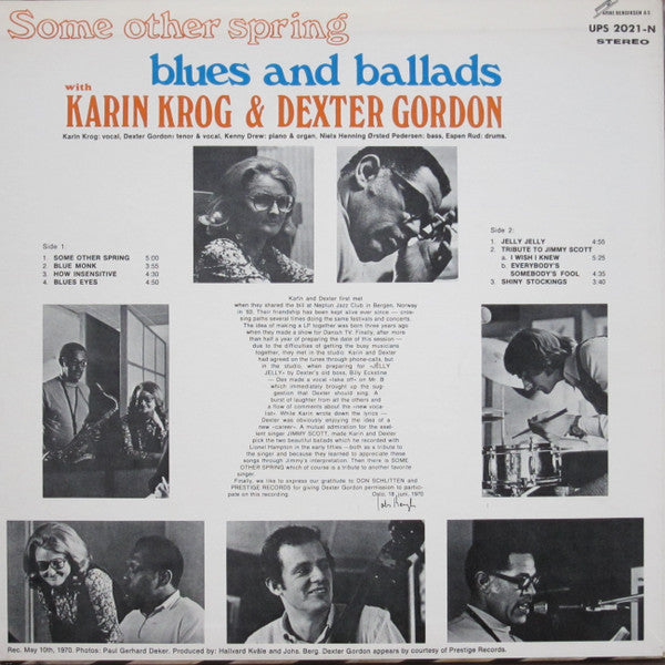 Some Other Spring, Blues And Ballads