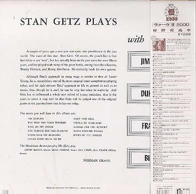 Stan Getz Plays