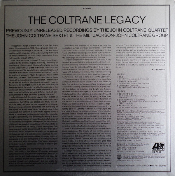 The Coltrane Legacy