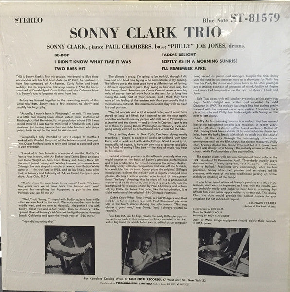 Sonny Clark Trio