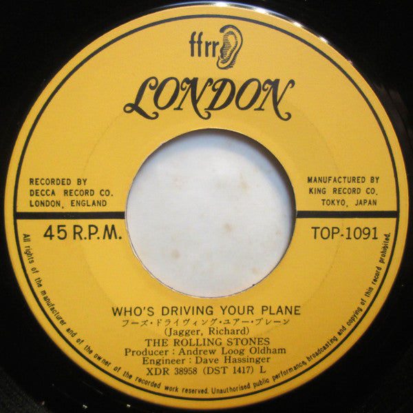 Have You Seen Your Mother, Baby, Standing In The Shadow? / Who's Driving Your Plane