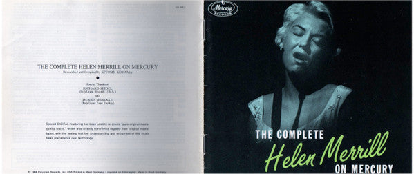 The Complete Helen Merrill On Mercury