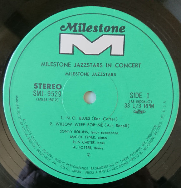 Milestone Jazzstars In Concert