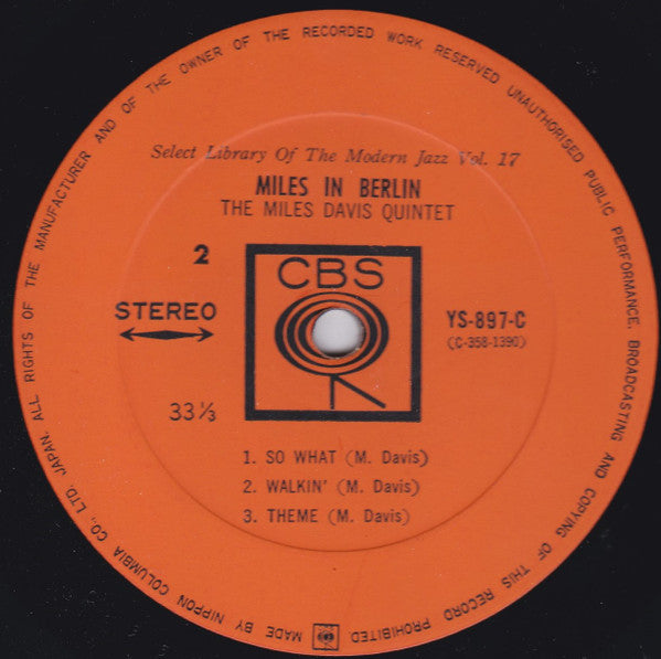 Miles In Berlin