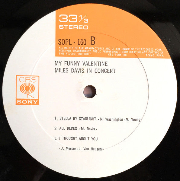My Funny Valentine - Miles Davis In Concert