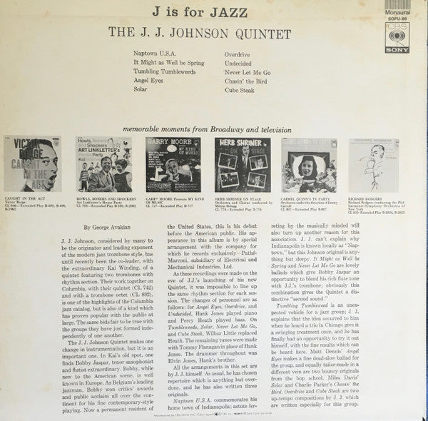 J Is For Jazz
