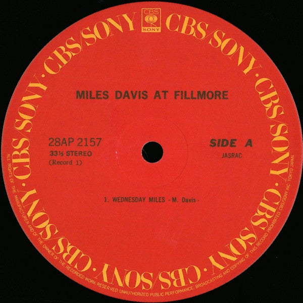 Miles Davis At Fillmore