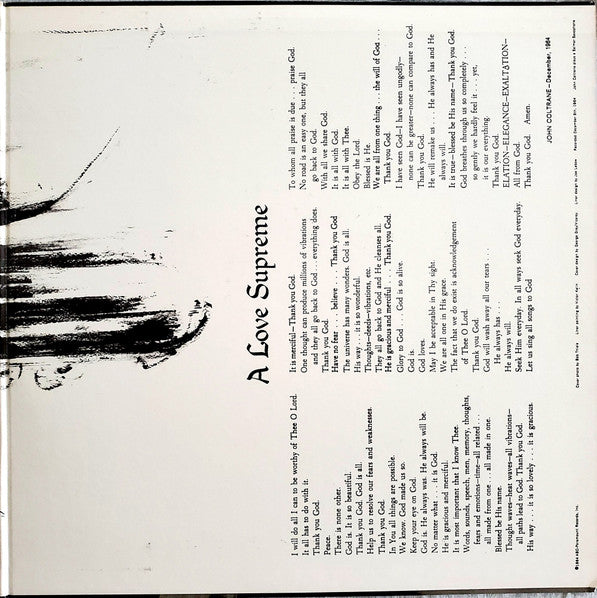 A Love Supreme = 至上の愛