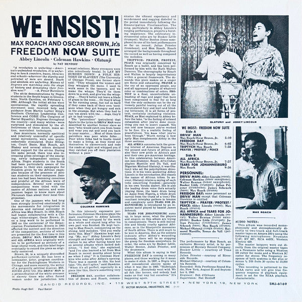 We Insist! Max Roach's Freedom Now Suite